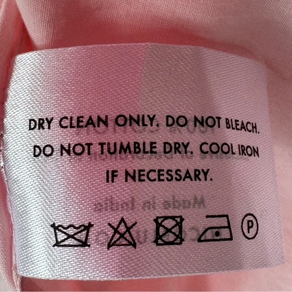 Nicoblu Maharani Tunic Blush Pink Embroidered in Gold Filigree Top size PXL - Picture 13 of 13